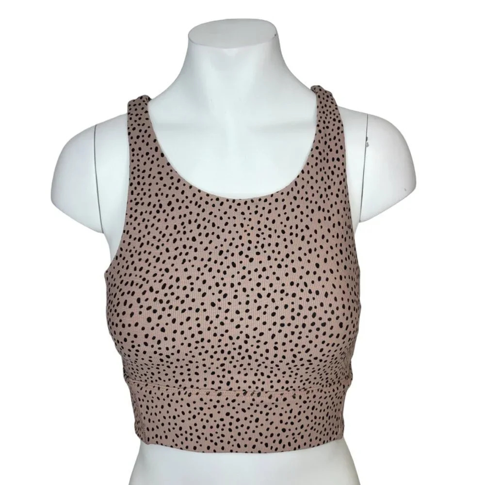 Anthropologie Allfenix High Neck Longline Sports Bra